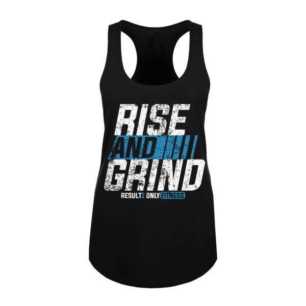 RISE AND GRIND - WOMEN'S FITTED TANK TOP - $356W7V$ Thumbnail
