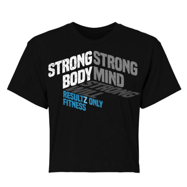 STRONG WILL - WOMEN'S CROP T-SHIRT - $HUEZQC$ Thumbnail