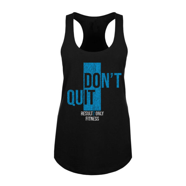 DON’T QUIT - WOMEN'S FITTED TANK - $57J8SP$ Thumbnail